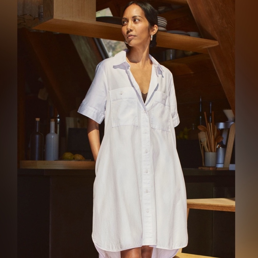 Everlane The Daytripper Shirtdress White